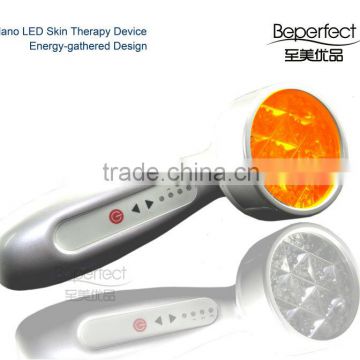 retail portable LED blue&yellow&red&red light therapy skin lightening for home use beauty device