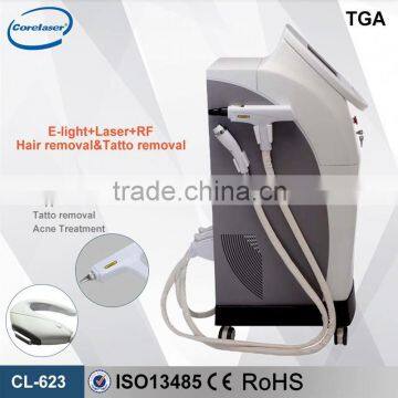 Pigment Therapy Bipolar RF Nd Yag Laser E-light IPL 3 560nm In 1 Ipl Cheap Beauty Salon Equipment Elite Ipl Beauty Equipment 690nm photo-4