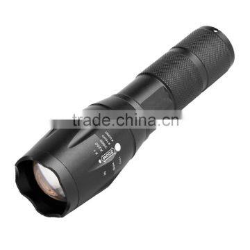 Wholesale Electric Torch Waterproof AAA /18650 Battery XML T6 1000lumen Tactical Zoomable Led Flashlight