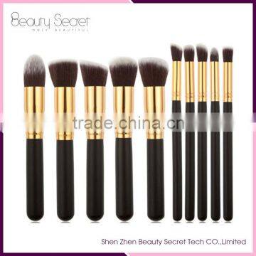 Good quality 10pcs makeup brushes kit with wholesale price