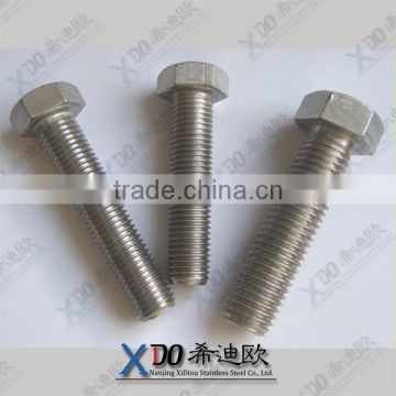 GH2132 A286 hex bolt specials stainless steel EN1.4980 din933 M12*50