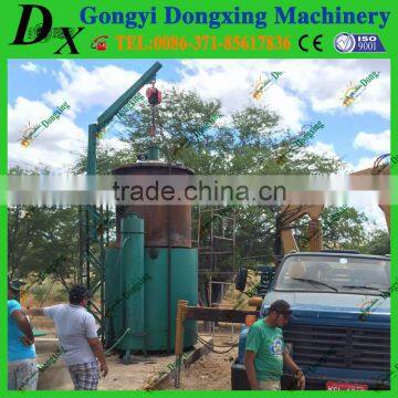 large capacity wood logs rice husk charcoal carbonizing furnace