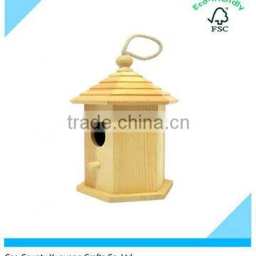 Custom Christmas Decorative Wooden Bird House