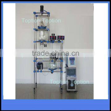 Borosilicate G3.3 -Ultrasonic continuous Reactor for extraction with CE standard