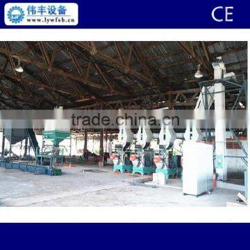 agricultural waste pellet machines production line with low labor cost