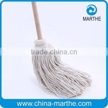 Mop with wooden stick/cotton yacht wet mop/easy using wooden mop