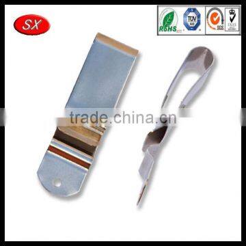 Customized Black Coating Spring Steel Made Metal Belt Clip photo-2