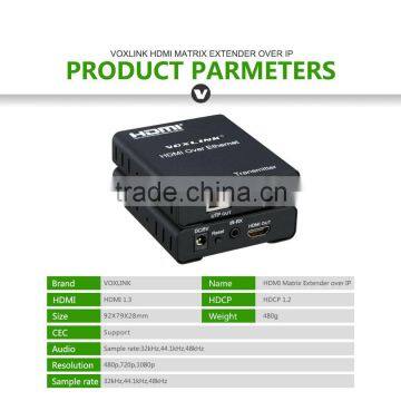 VOXLINK 120m HD HDMI 1.3V Matrix Extender Converter Over IP Ethernet(Support Multipoint to Multipoint IR ) photo-3