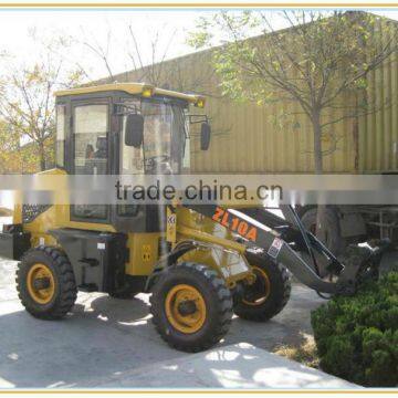 articulated mini wheel loader