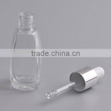2016 New Style Empty Glass Essential Oil Bottles With Aluminum Dropper Cap