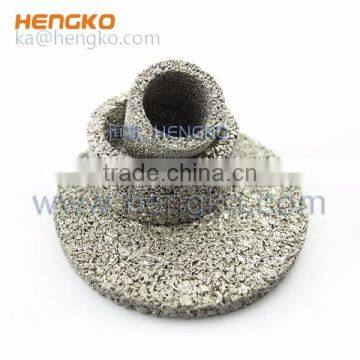 sintered porous flame arresting filter disc