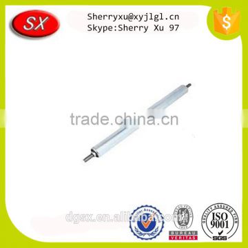 Custom made high precision zinc plated mild steel knurled shaft