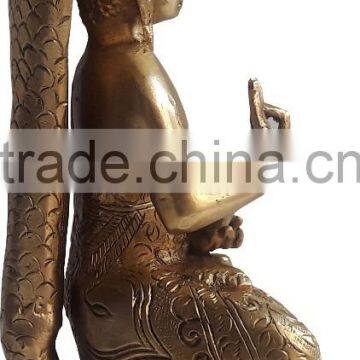 Ethnic Brass New Latest Buddha Resting Statue photo-4