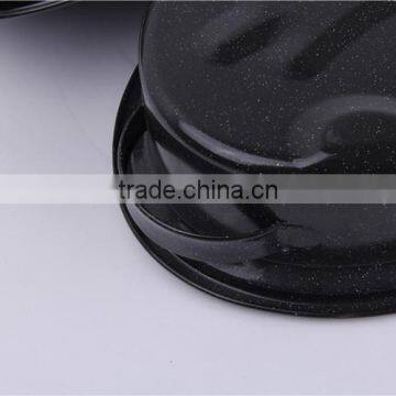 Best Kitchen Tool Oval Enamel Microwave Baking Pan With Lid photo-3