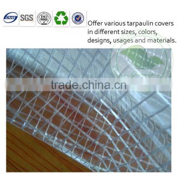 Crystal clear pvc tarpaulin for greenhouse/fencing/cover/dust curtain