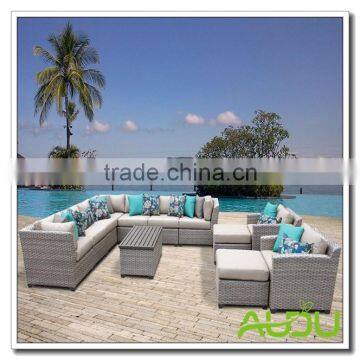 Audu pool furniture,rattan sofa pool furniture