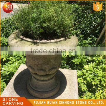 Garden Stone Planter Pots,large Stone Garden Pots photo-5