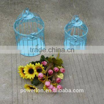 2015 New Design Shabby Chic Decoration Iron Butterfly Small Bird Cage photo-2