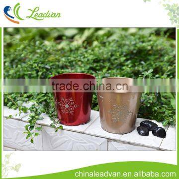 gifts & crafts garden bulk mini tin zinc round or rectangle succulent flower pots