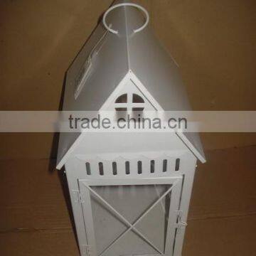 white christmas candle lantern house lantern