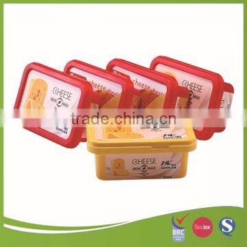 Food Grade IML pp Plastic Cheese Containers