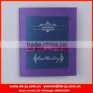 Wholesale Custom Ceremony Crad Simple Wedding Invitation Card