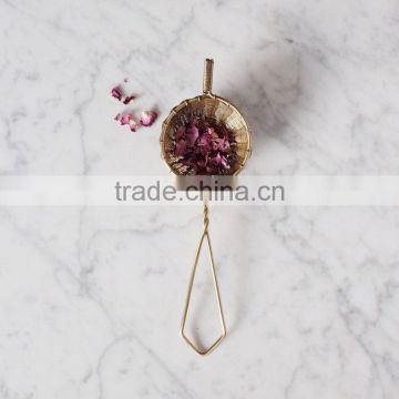 Woven Brass Tea Strainer