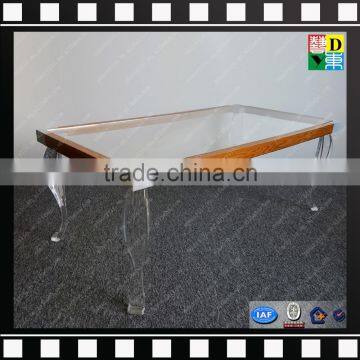 Transparent Beauty Acrylic End Table PMMA Coffee Tables Plastic Tea Table From China Manufacturer photo-6