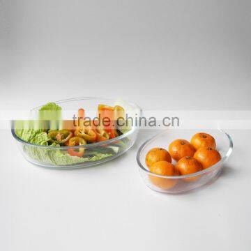 Heat Resistance Glass Fish Baking Tray Dish for Oven photo-6