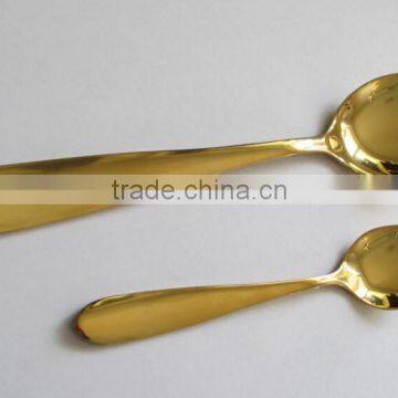 Stainless Steel Golden Tea Spoon Small Spoon photo-3