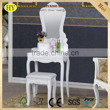 Modern Make up Dresser Table With Mirror and Stool photo-2
