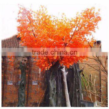 Wholesale Artificial Plants and Trees Artificial Red Maple Tree Lifelike Artificial Tree