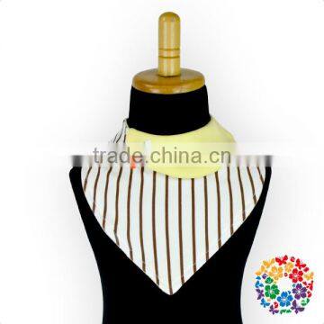 Blank Baby Bib With Bow Cute Triangle Baby Bibs Stripe Baby Bibs With Animal photo-6