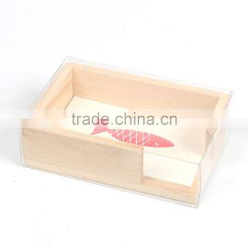 Wooden Box Storage Name business Card Box