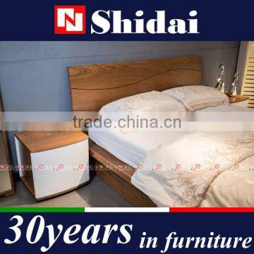 New Model Simple Design Wooden Bed With Four Drawers B-814 photo-2