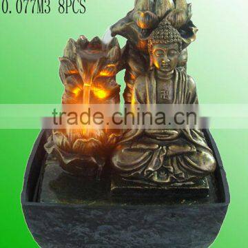 resin buddha fountain