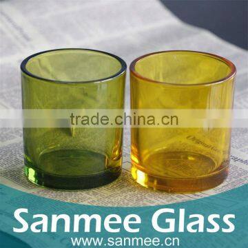 Cheap Price Custom Colored Glass Candleholder photo-2