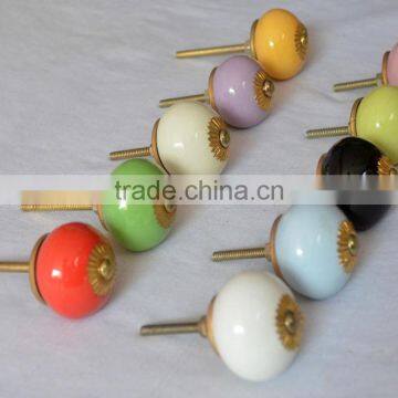 New Latest Design Mix Color Hand Painted Cabinet Knobs