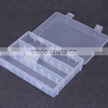 Clear Jewelry Box Organizer Adjustable Plastic Storage Box With 6 Compartments photo-2