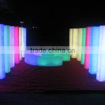 Wedding party use modern waterproof IP65 illuminated led pillars lamp