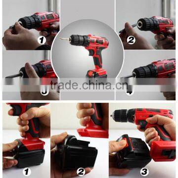 21v Lithium Battery Electric Cordless Drills Power Tools photo-3