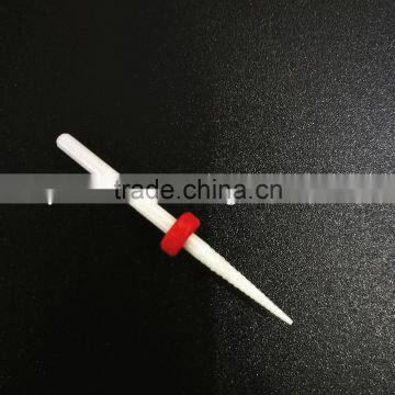 Fine Type Small Cone Head Diameter 2.0MM Polishing Drill Nail Ceramic Drill Bit photo-3