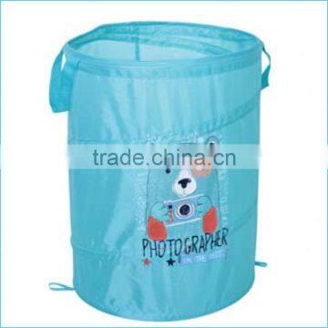 Collapsing Polyester Mesh Pop Up Dirty Clothes Folding Laundry Storage photo-2