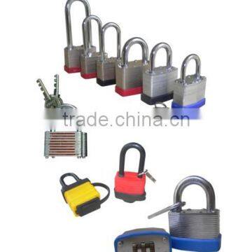Laminated Aluminium Padlock With Normal or Long Steel Shackle photo-4