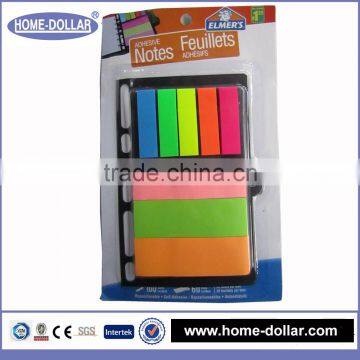 school and office uses bookmark super sticky tropical colourful stick notes/stick on notes/self-adhesive memo pads stick notes