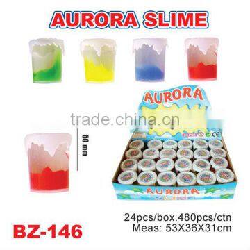 funny aurora slime toy