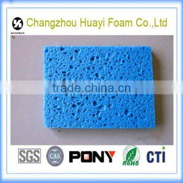 Wholesale price various shape cellulose sponge scouring pads for kitchen cleaning