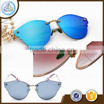 New Luxury Harajuku Round sunglasses Color Film Eyes And Tide Restoring Ancient Ways Dazzle Colour Round Frame Sunglasses