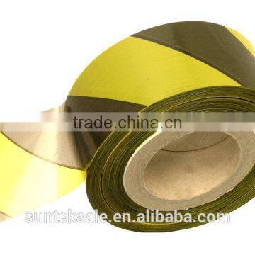 Non-adhesive warning reflective tape hazard tape