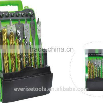 CE certificated 32pcs chrome plated drill bit